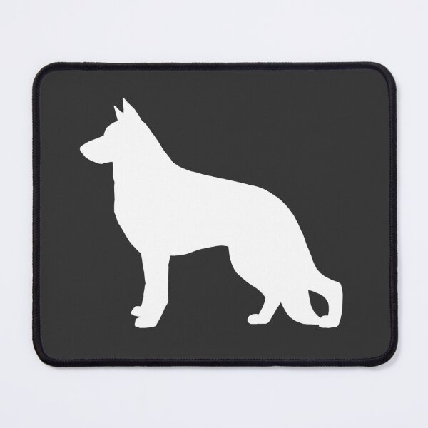 Item preview, White German Shepherd Dog Silhouette designed and sold by Jenn Inashvili.