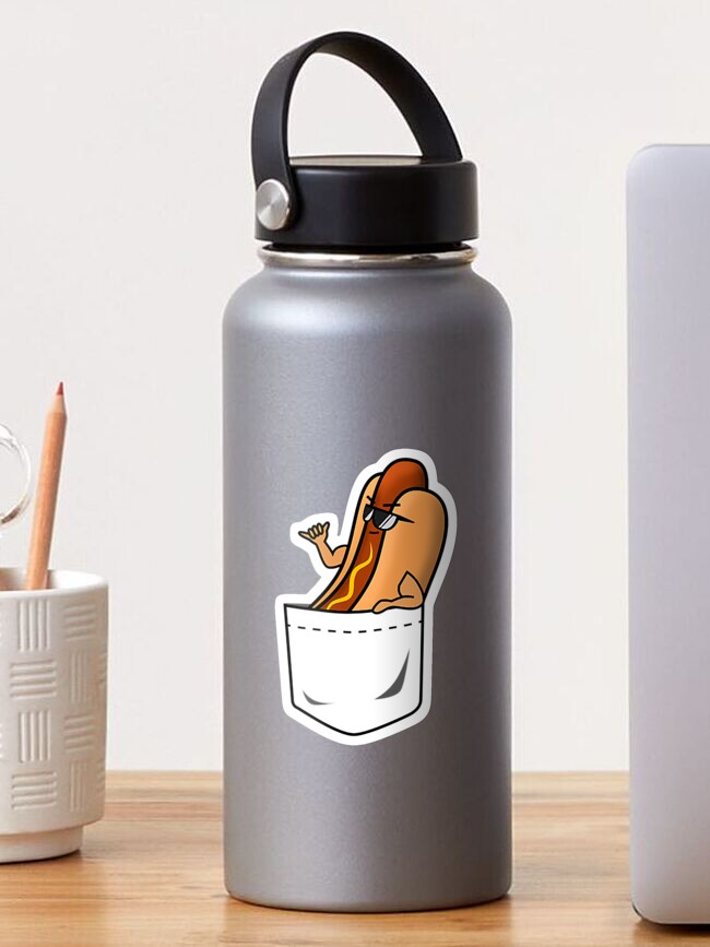 Awesome Funny Shaka Hang Loose Hotdog In A Pocket T-Shirt
