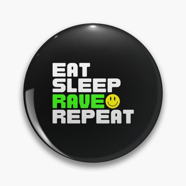 Artikelvorschau, Eat Sleep Rave Repeat Raver entworfen und verkauft von ToiTanECX.