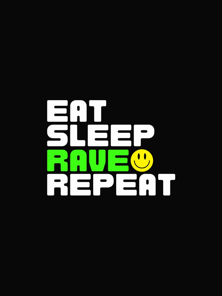 Thumbnail 4 of 4, iPhone Case, Eat Sleep Rave Repeat Raver designed and sold by ToiTanECX.