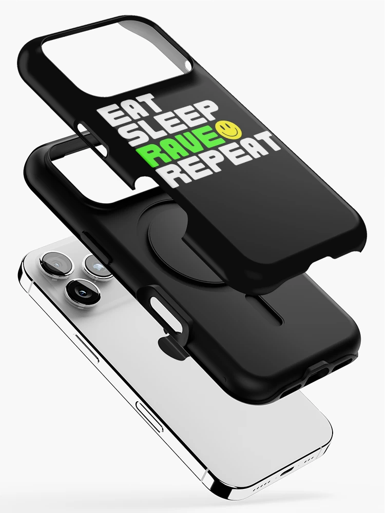 Thumbnail 2 of 4, iPhone Case, Eat Sleep Rave Repeat Raver designed and sold by ToiTanECX.