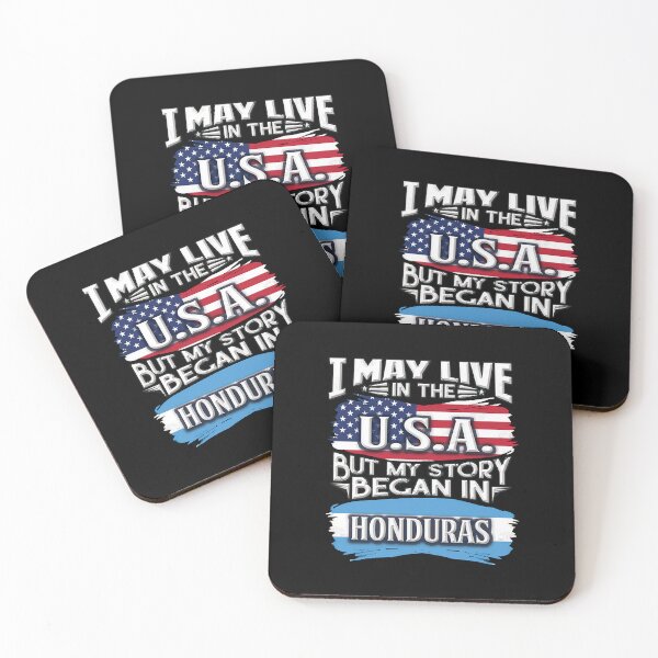 Item preview, I May Live In The USA But My Story Began In Honduras - Gift For Honduran With Honduran Flag Heritage designed and sold by JosephB2158902.