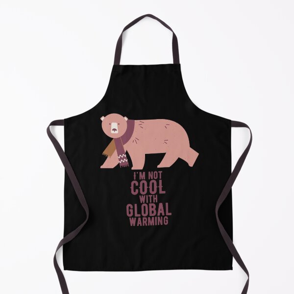 Item preview, I'M Not Cool With Global Warming Polar Bear designed and sold by CraftyAnimal.
