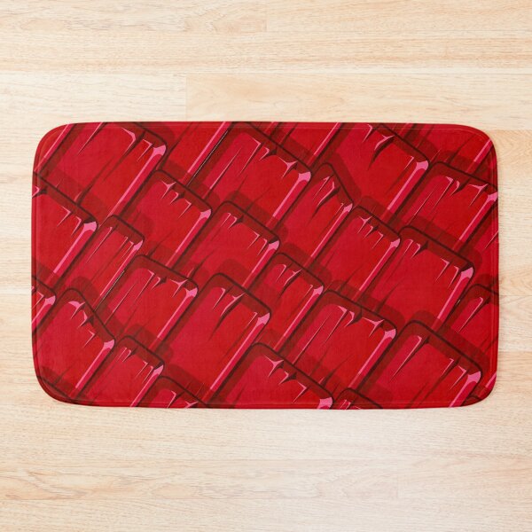 Item preview, Red Geometric Abstract Wooden Art  designed and sold by Tshirtstory.