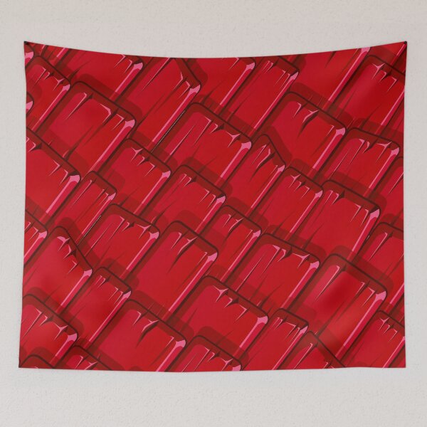 Item preview, Red Geometric Abstract Wooden Art  designed and sold by Tshirtstory.