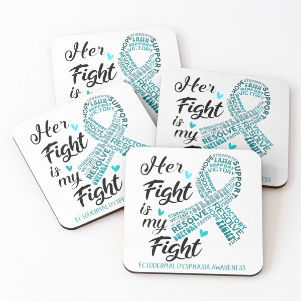 Item preview, Ectodermal Dysphasia Warrior, Her Fight is my Fight Ectodermal Dysphasia Awareness designed and sold by Greggwillard.