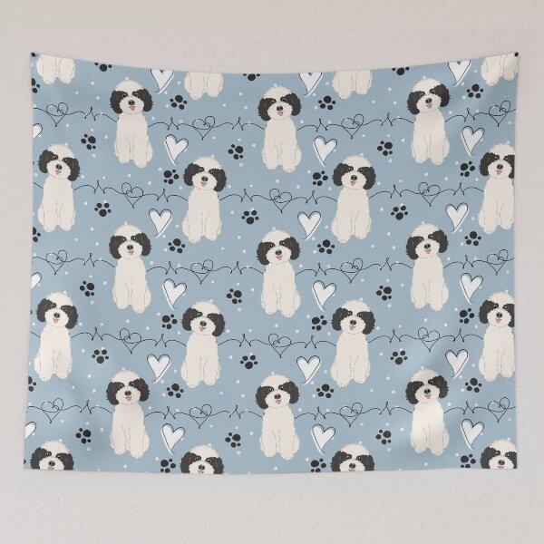 Item preview, LOVE Parti Poochon Bichon Poodle designed and sold by Lulupainting.