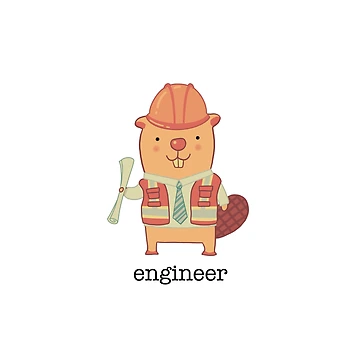 Artwork thumbnail, Beaver Engineer by TorDesignClub