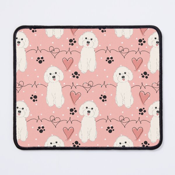 Item preview, LOVE White Poochon Bichon Poodle designed and sold by Lulupainting.