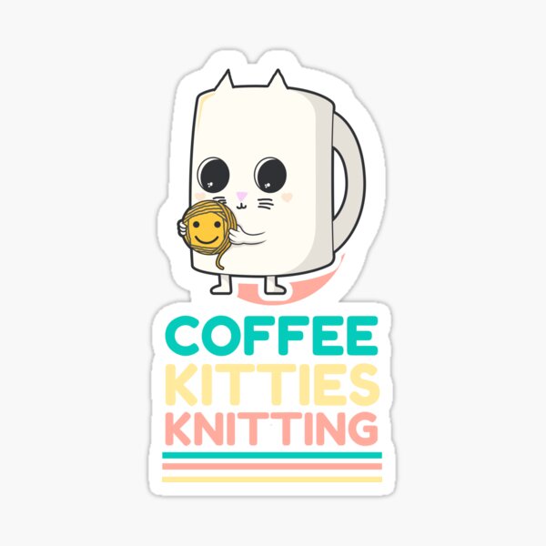 Item preview, Coffee Kitties and Knitting designed and sold by robenster.