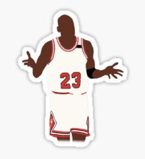 Michael Jordan Shrug Design Sticker