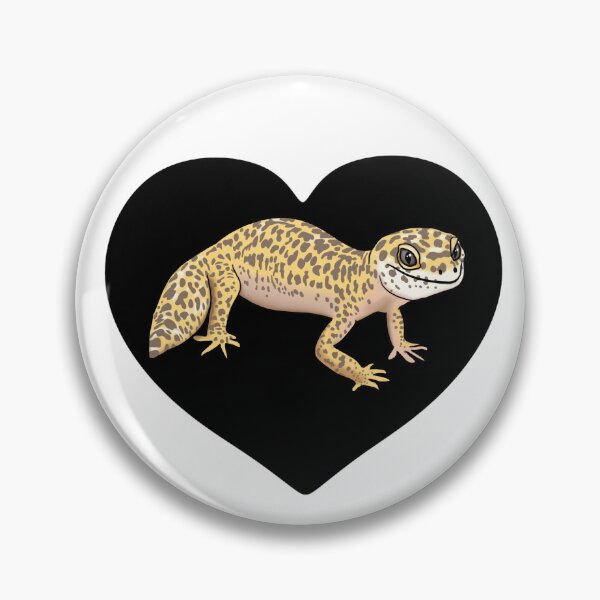 Item preview, Cute Gecko Black Heart  designed and sold by Mochi-Merch.