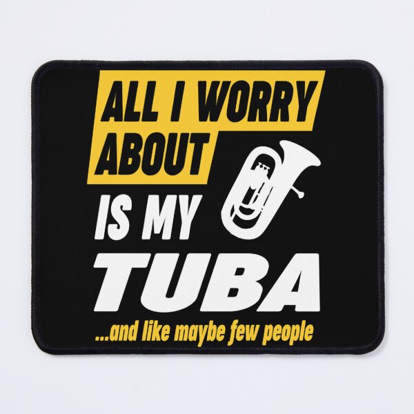 Item preview, Tuba Player Worries Funny Quote Racerback Tank Top designed and sold by elliottbow.