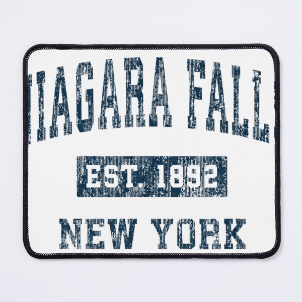 Item preview, Niagara Falls New York NY Vintage Sports Design Navy Print designed and sold by kloocknxgrey.