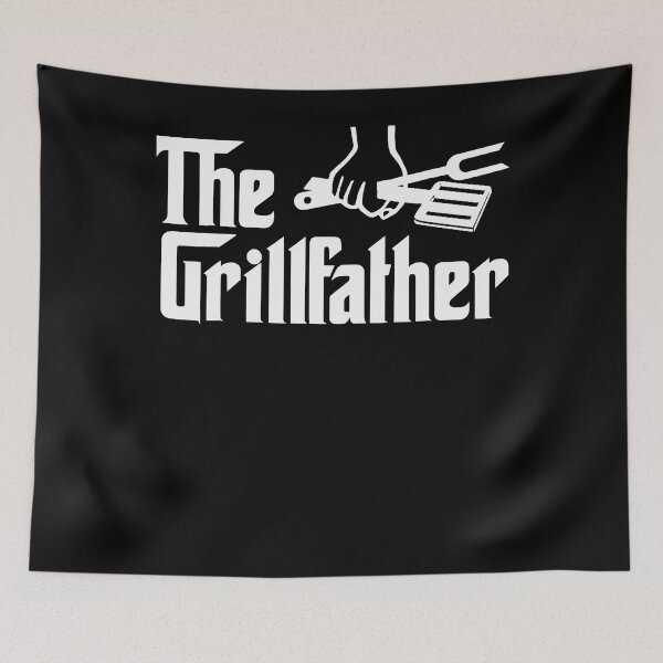 Item preview, The Grillfather Funny Cool BBQ Grill Chef designed and sold by osborange.