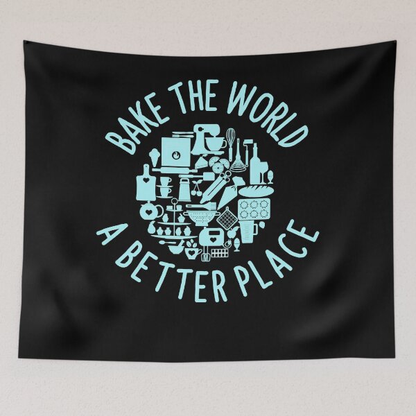 Item preview, Pastry Chef BAKE THE WORLD A BETTER PLACE Patissier Gift designed and sold by osborange.