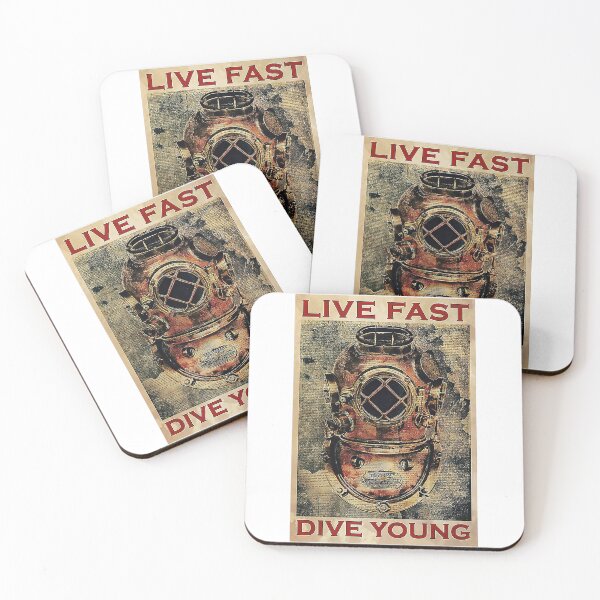 Item preview, Scuba Diving Live Fast Dive Young designed and sold by Aniondomi13.