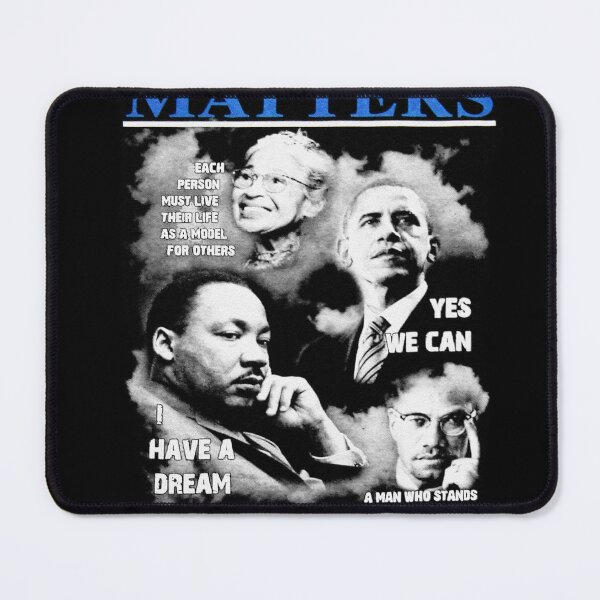 Item preview, Black-History-Matters-Barack-Obama-Rosa-Parks-MalcolmX-Martin-Luther-King-Jr designed and sold by BortzKalona.