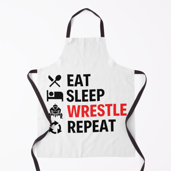 Item preview, Eat Sleep Wrestle Repeat | Funny Wrestling Sayings For Mom, Dad And Kids designed and sold by chetan786.