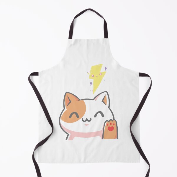 Item preview, lightning cat | neko designed and sold by Sandeaux Designs.