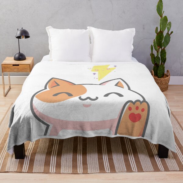 Item preview, lightning cat | neko designed and sold by Sandeaux Designs.