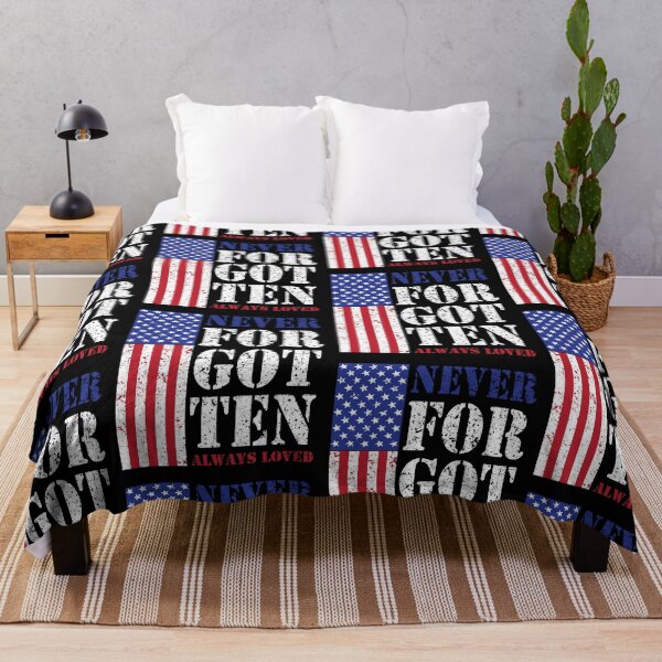 Item preview, Memorial Day Never Forgotten Always Loved Patriotic designed and sold by GravitiTees.