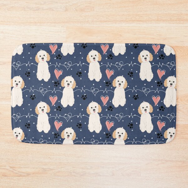 Item preview, LOVE Cream Poochon Bichon Poodle designed and sold by Lulupainting.
