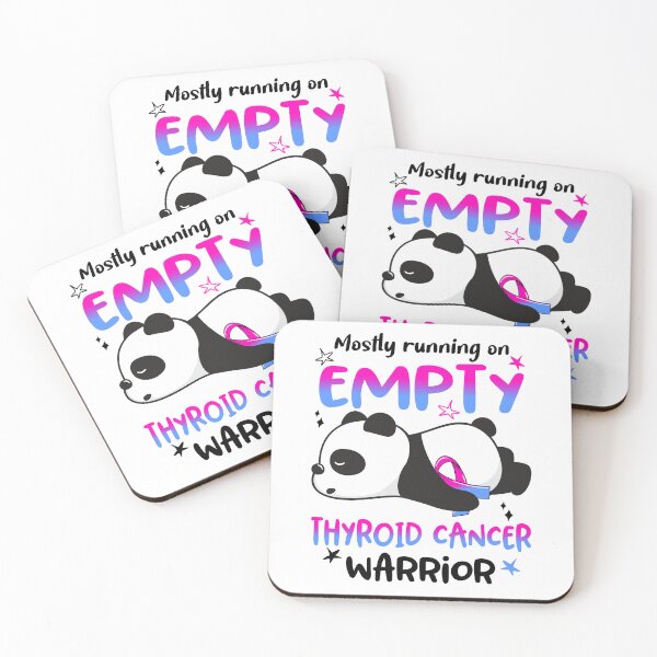 Item preview, Thyroid Cancer Awareness - Mostly Running On Empty Thyroid Cancer Warrior designed and sold by Hilten.