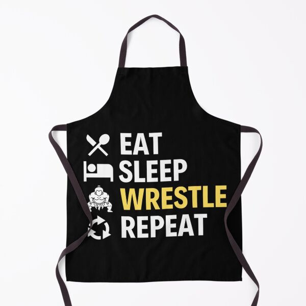 Item preview, Eat Sleep Wrestle Repeat | Funny Wrestling Sayings For Mom, Dad And Kids designed and sold by chetan786.