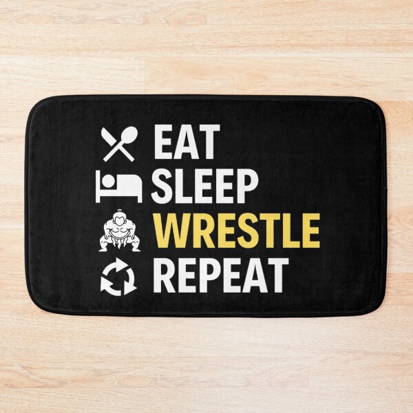 Item preview, Eat Sleep Wrestle Repeat | Funny Wrestling Sayings For Mom, Dad And Kids designed and sold by chetan786.