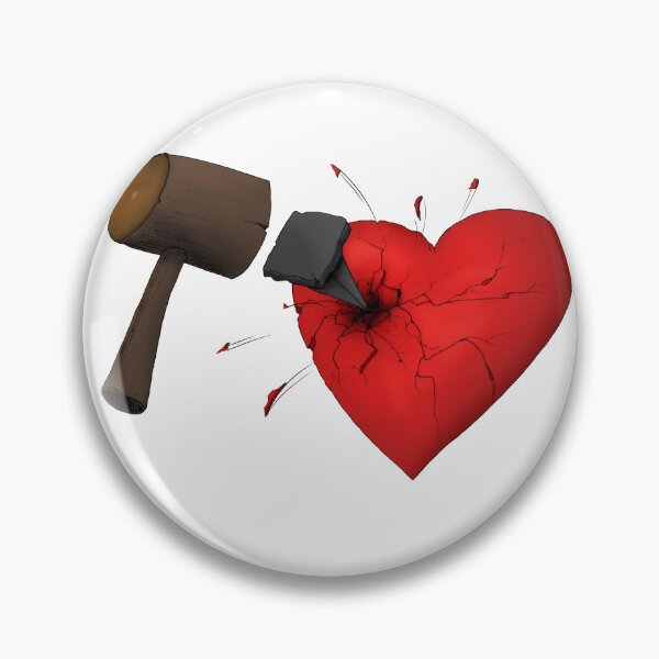 Item preview, broken heart anti-valentine's day 2 designed and sold by Rene Trujillo Illustrations.