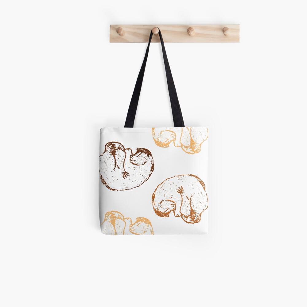 Curl Up Cat Tote Bag