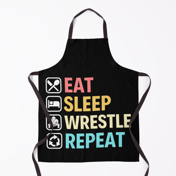 Item preview, Eat Sleep Wrestle Repeat | Funny Wrestling Sayings For Mom, Dad And Kids designed and sold by chetan786.