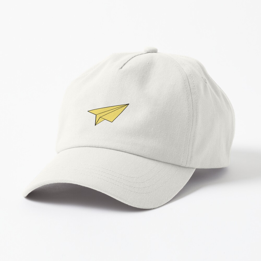 yellow paper planes hat