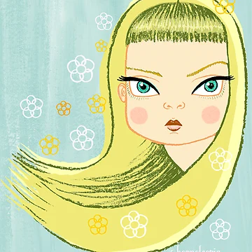 Artwork thumbnail, Birgit card by Sonia Kretschmar