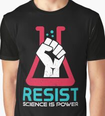 March For Science - RESIST - Political Protest Graphic T-Shirt