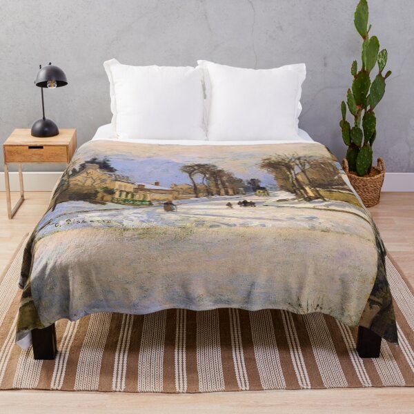Item preview,  Pissarro  Road to Versailles at Louveciennes 1869  (digitally enhanced by WatermarkNZ Press) designed and sold by CristalleLisa.