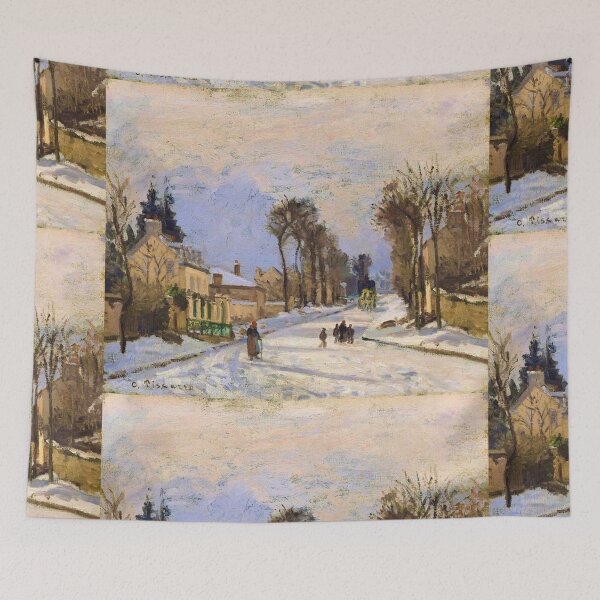 Item preview,  Pissarro  Road to Versailles at Louveciennes 1869  (digitally enhanced by WatermarkNZ Press) designed and sold by CristalleLisa.