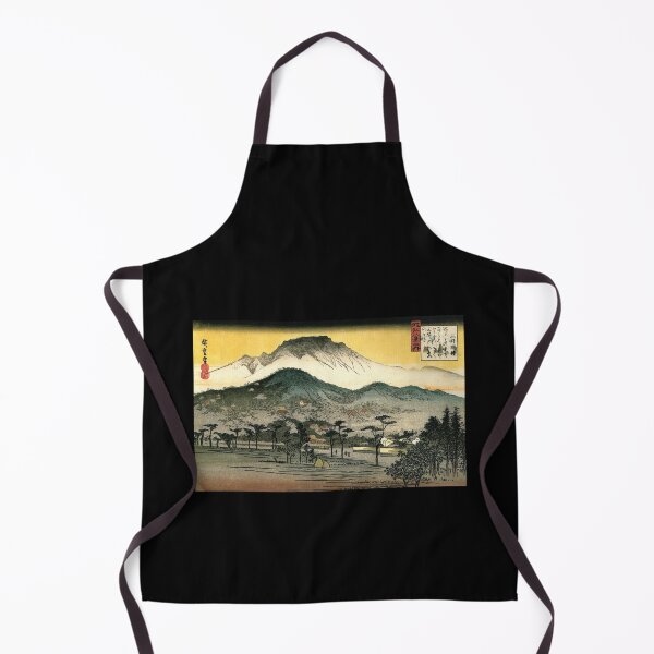 Item preview, Utagawa Hiroshige: Evening View of a Temple in the Hills, Remastered - Vintage Japanese Art designed and sold by Ellodee.