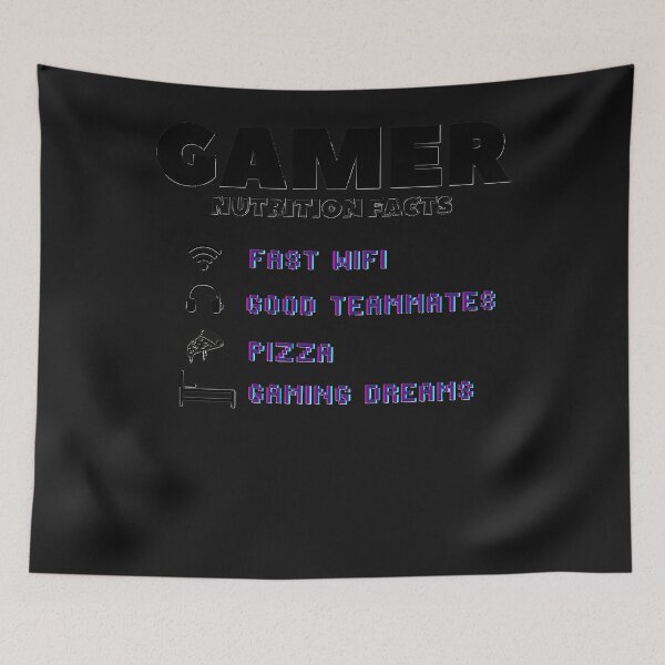 Item preview, Gamer Nutrition Fact Classic designed and sold by ZEKEROUSSE.