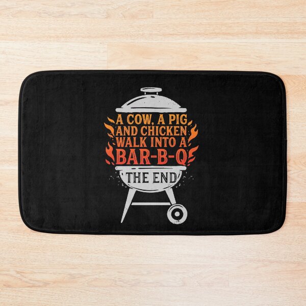 Item preview, Chef A Cow A Pig And A Chicken Walk Into A BBQ Barbecue designed and sold by fostebris.