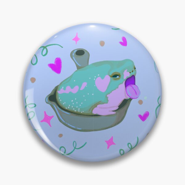Item preview, Frog love Pattern Periwinkle designed and sold by prustenvc.