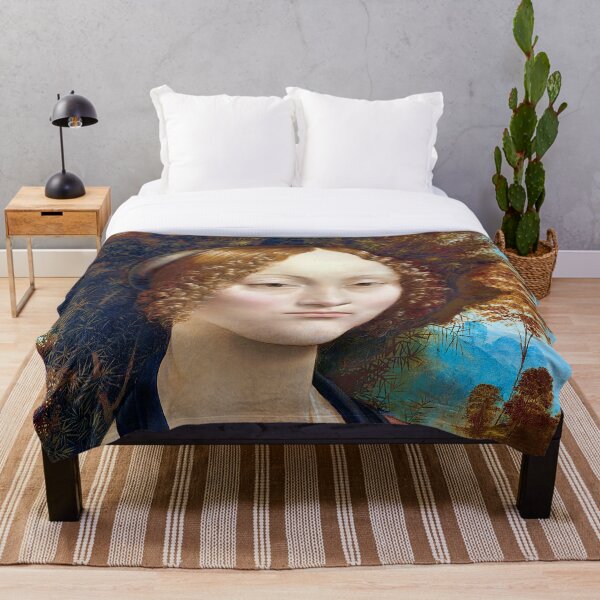 Item preview, Ginevra de Benci 1474-1478 painting by Leonardo da Vinci designed and sold by RyanCaudell.