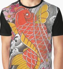 Koi x Sakura Graphic T-Shirt