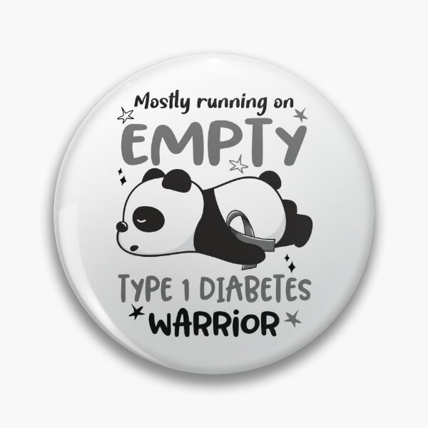 Item preview, Type 1 Diabetes Awareness - Mostly Running On Empty Type 1 Diabetes Warrior designed and sold by Hilten.