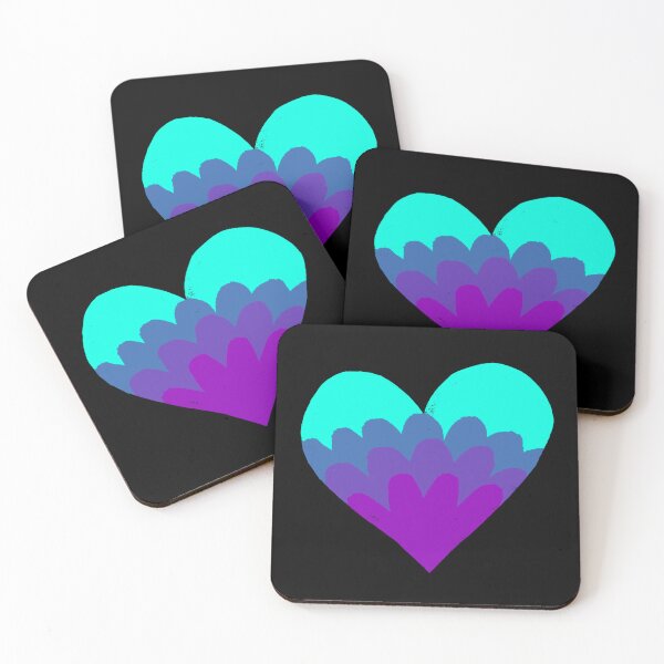 Item preview, Heart with Purple Flower  designed and sold by SpaceQueenKee ⭐️⭐️⭐️⭐️⭐️.