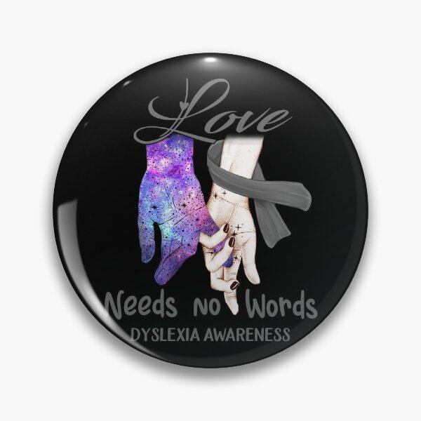 Item preview, Dyslexia Awareness - Love Needs No Words designed and sold by ArangoaStore.