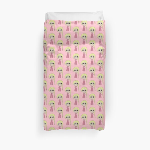 Kawaii Chibi Princess Duvet Cover