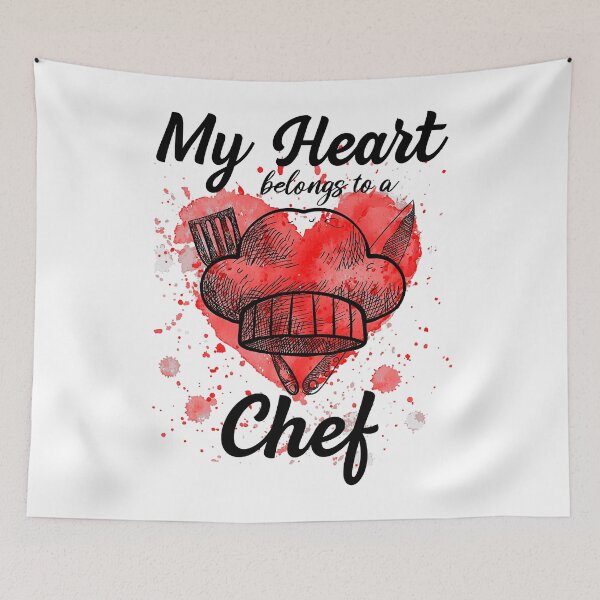 Item preview, My Heart Belong To A Chef Job designed and sold by TARABENNIE01.