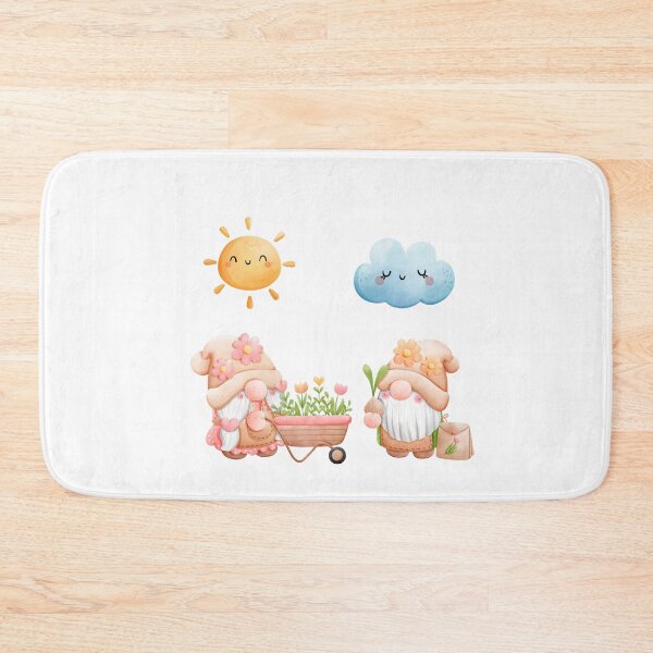 Item preview, Cute Gnomes under the Sun and Tulip Floral Gardening in Spring designed and sold by NarwhalShop.